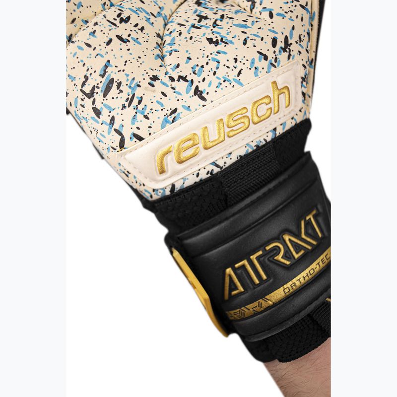 kapuskesztyű Reusch Attrakt Freegel Fusion Ortho-Tec black/gold 8