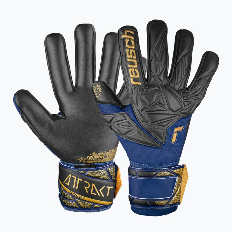 Reusch Attrakt Gold X NC premium blue/gold/black kapuskesztyű