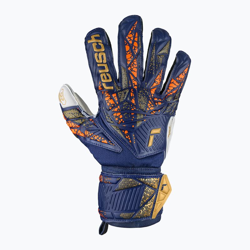 kapuskesztyű Reusch Attrakt Grip premium blue/gold 2