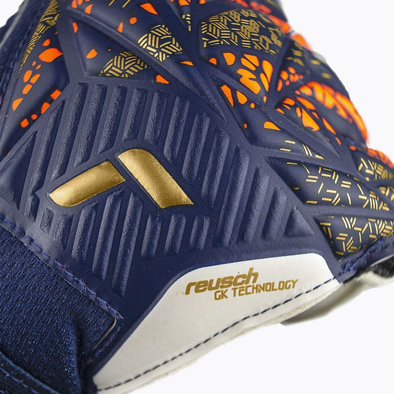 kapuskesztyű Reusch Attrakt Grip premium blue/gold 6