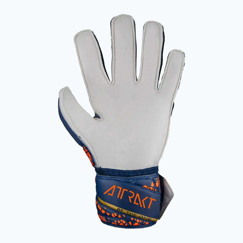 gyermek kapuskesztyű Reusch Attrakt Solid Junior premium blue/gold 3