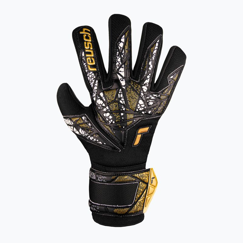 Kapuskesztyű Reusch Attrakt Silver NC Uszonyger Support black/gold/white/black 2