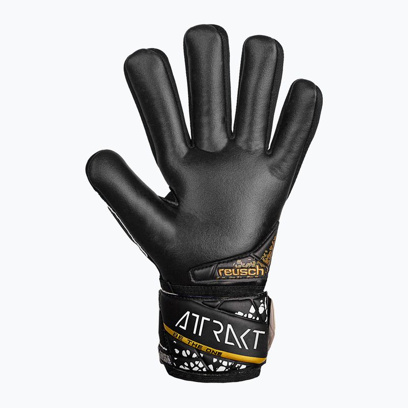 Kapuskesztyű Reusch Attrakt Silver NC Uszonyger Support black/gold/white/black 3