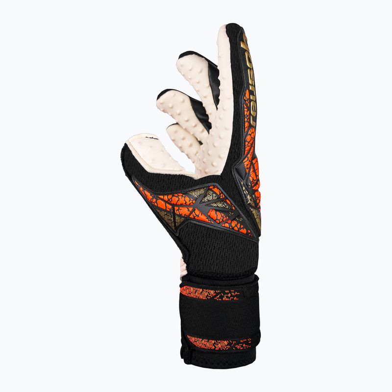 kapuskesztyű Reusch Attrakt SpeedBump Ortho-Tec black/gold/orange 4