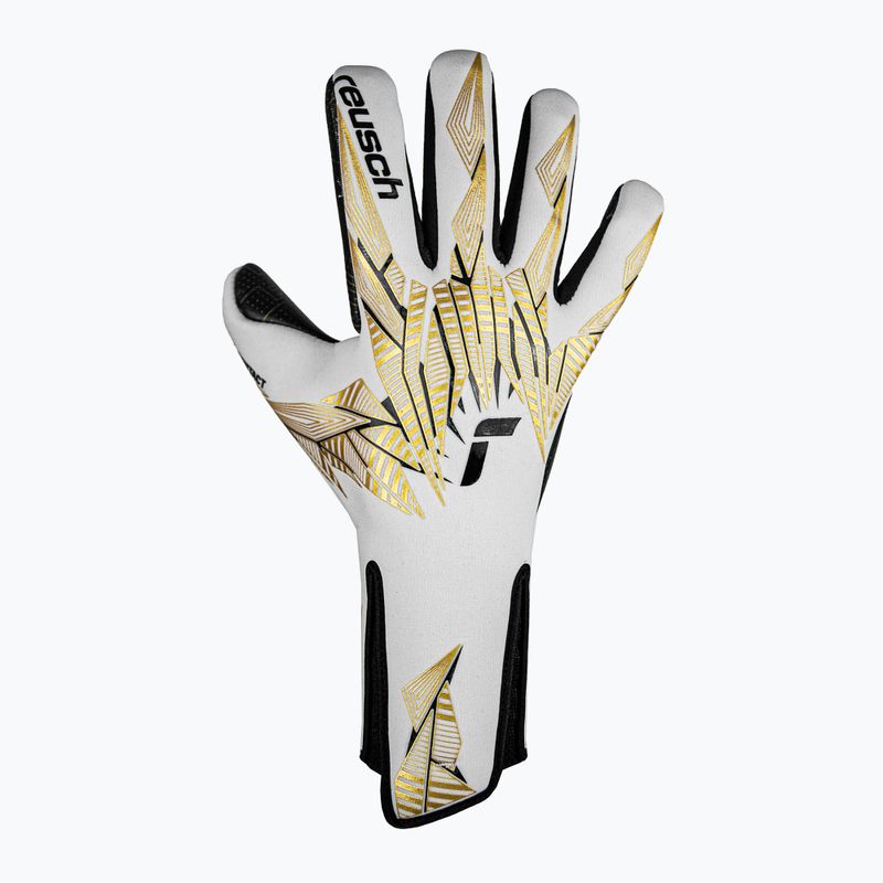 kapuskesztyű Reusch Pure Contact Gold X GluePrint Strapless white/gold/black 2