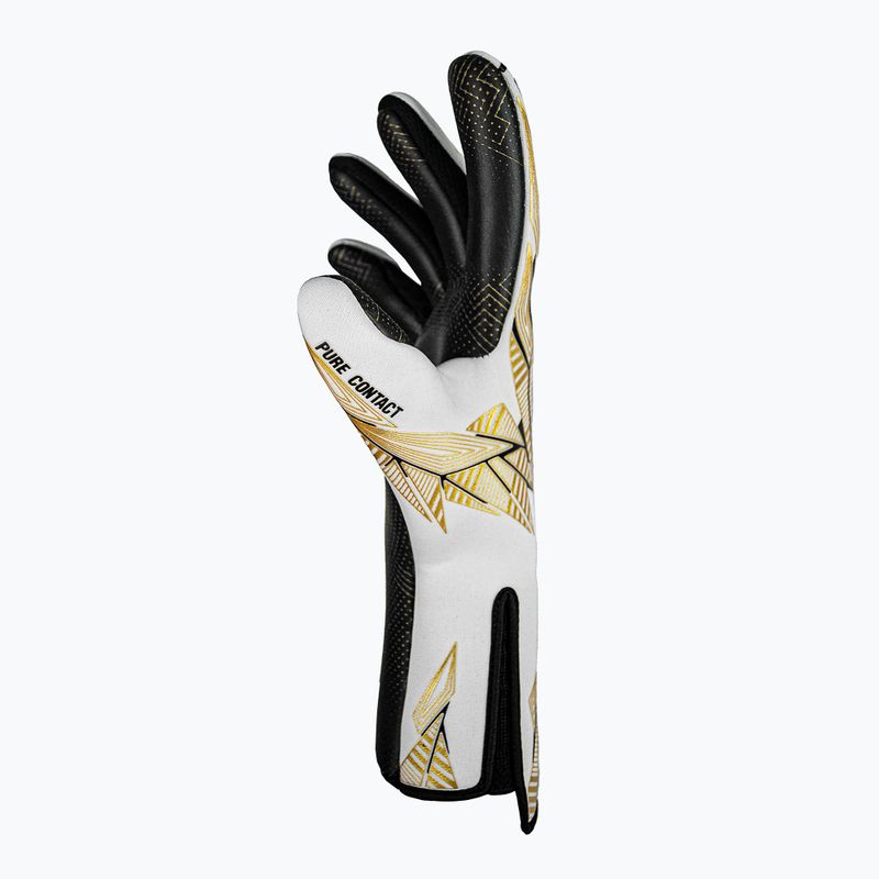 kapuskesztyű Reusch Pure Contact Gold X GluePrint Strapless white/gold/black 4