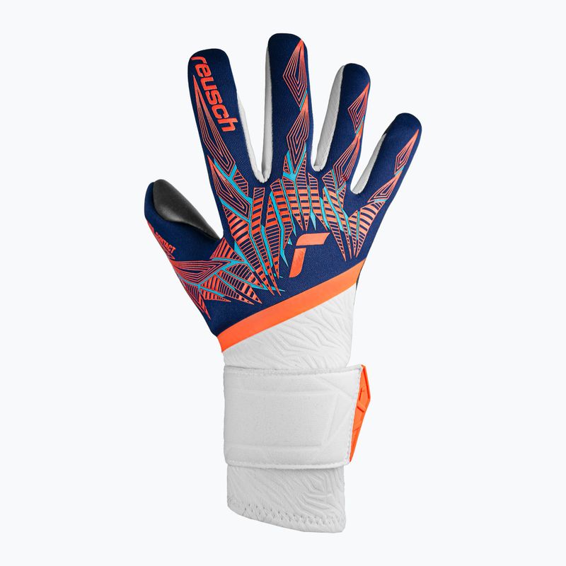 kapuskesztyű Reusch Pure Contact Gold premium blue/electric orange/black 2
