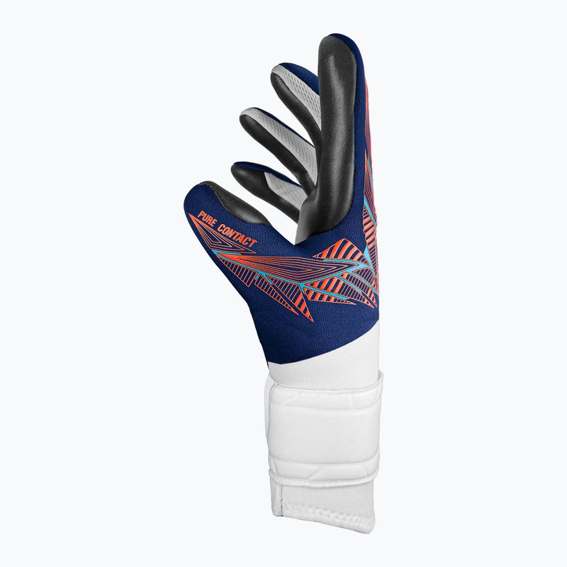 gyermek kapuskesztyű Reusch Pure Contact Silver Junior premium blue/electric orange/black 4