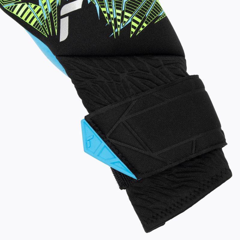 kapuskesztyű Reusch Pure Contact Aqua black/fluo lime/aqua 4