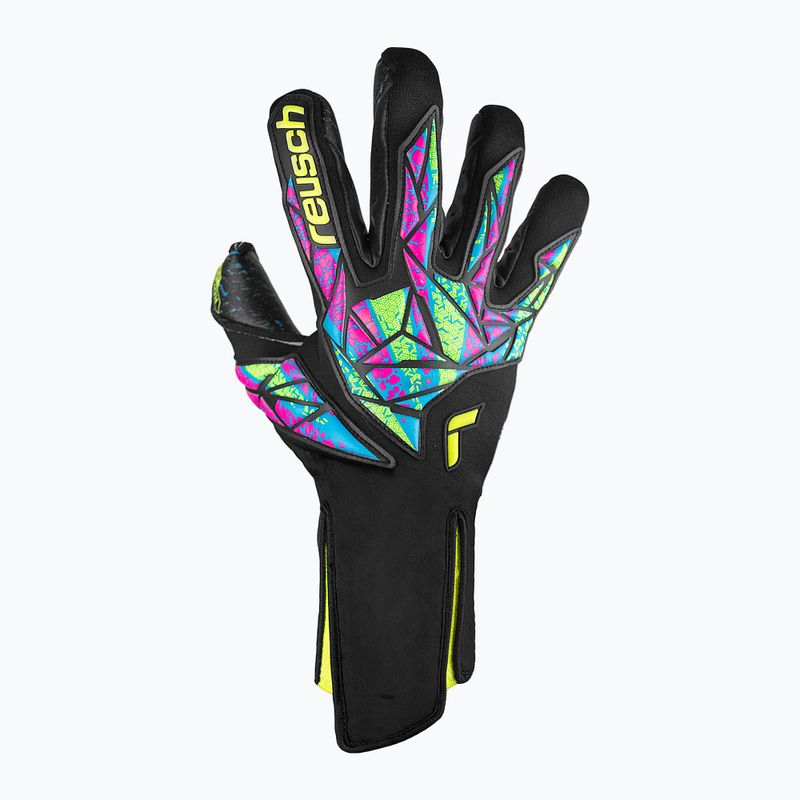 Kapuskesztyű Reusch Attrakt Fusion Strapless black/safety yellow/black 2