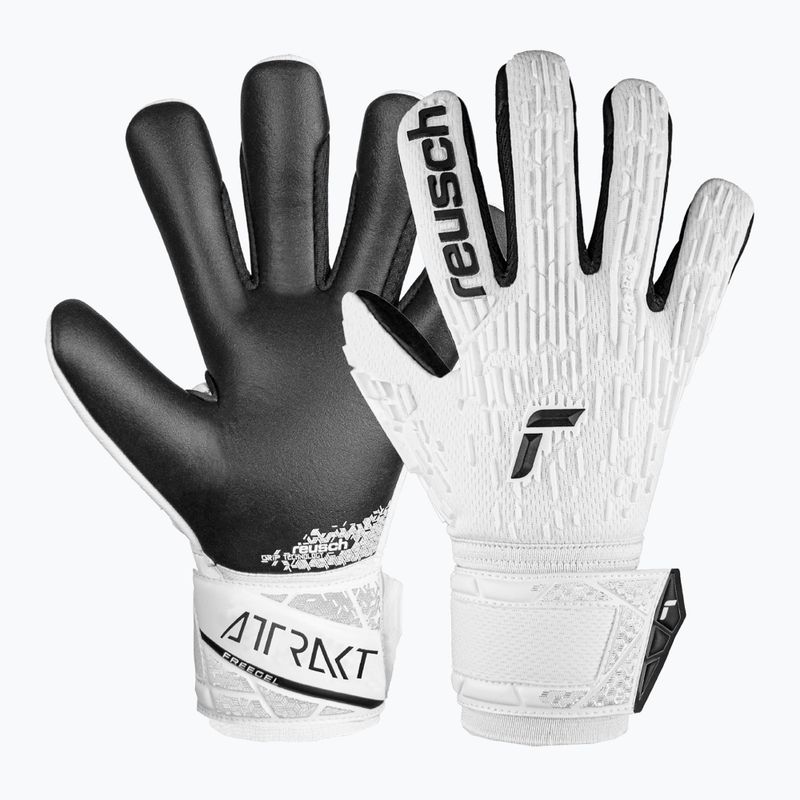 Reusch Attrakt Freegel Silver white/black kapuskesztyű