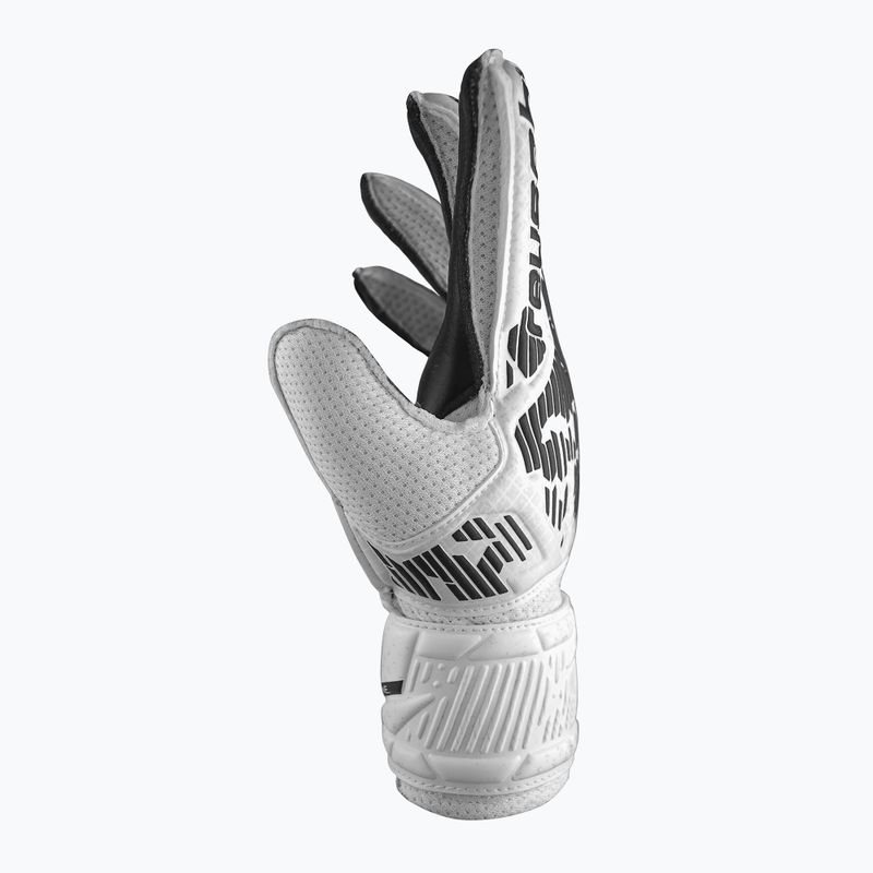 Gyermek kapuskesztyű Reusch Attrakt Solid Junior white/black 4