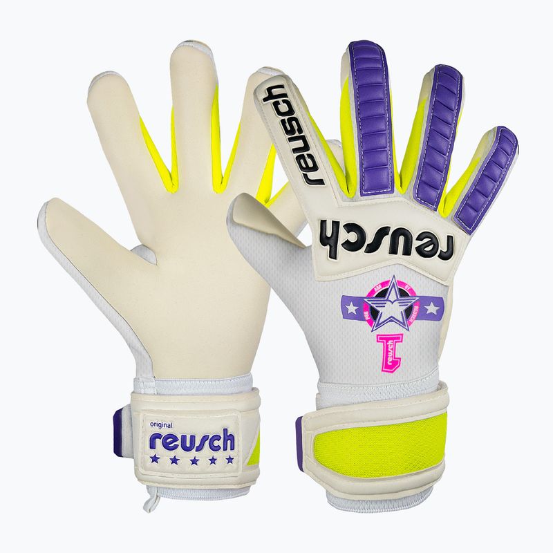 Reusch Legacy Pro Am Silver white/purple kapuskesztyű