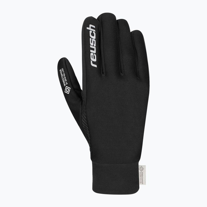 Férfi kesztyű Reusch Karayel Windstopper Touch-Tec black/silver 3