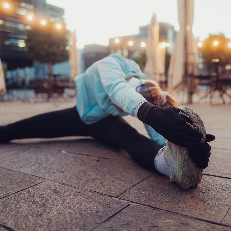 Férfi kesztyű Reusch Karayel Windstopper Touch-Tec black/silver 9