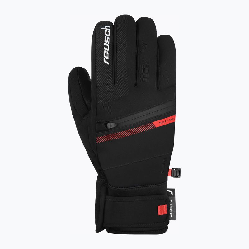 Síkesztyűk Reusch Steve R-Tex XT 7809 black/fluo red 2