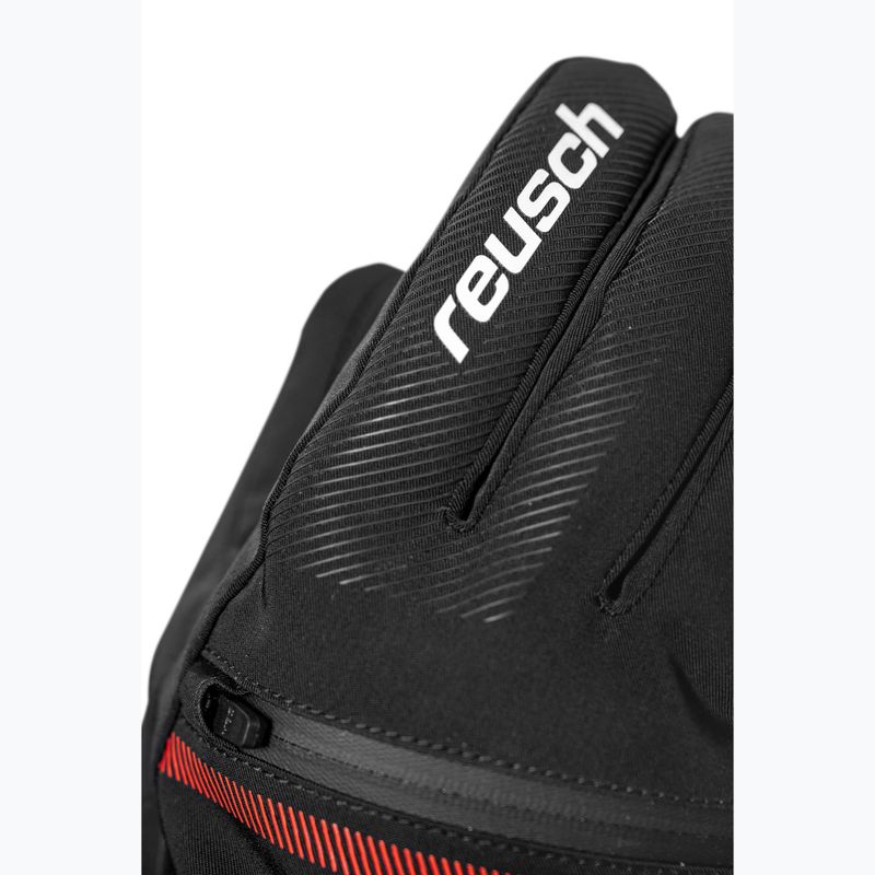 Síkesztyűk Reusch Steve R-Tex XT 7809 black/fluo red 4