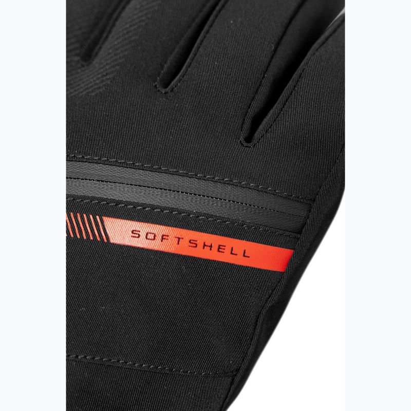 Síkesztyűk Reusch Steve R-Tex XT 7809 black/fluo red 5