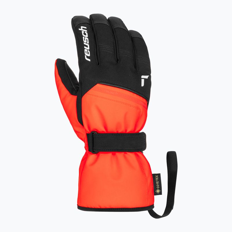 Síkesztyűk Reusch Morris GORE-TEX black/fluorescent red 3