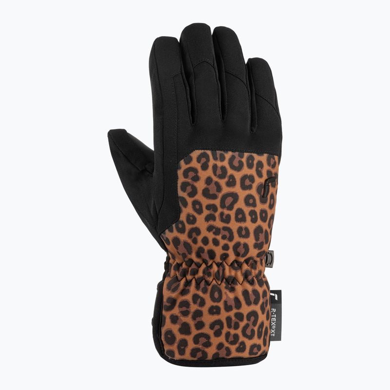 Női síkesztyű Reusch Keira R-Tex XT black/brown leopard 2
