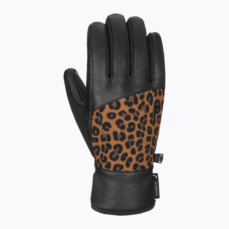 Női síkesztyűReusch Beatrix R-Tex XT black/brown leopard 7