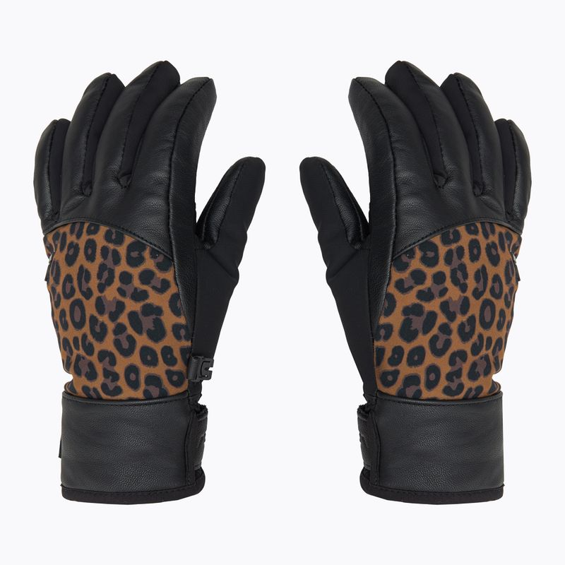 Női síkesztyűReusch Beatrix R-Tex XT black/brown leopard 3