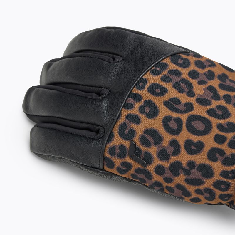 Női síkesztyűReusch Beatrix R-Tex XT black/brown leopard 4