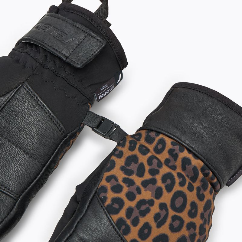 Női síkesztyűReusch Beatrix R-Tex XT black/brown leopard 5