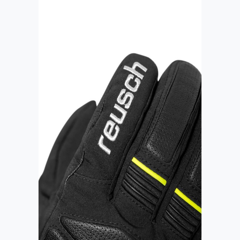 Síkesztyűk Reusch Thunder R-Tex XT blacier grey/black/safety yellow 4