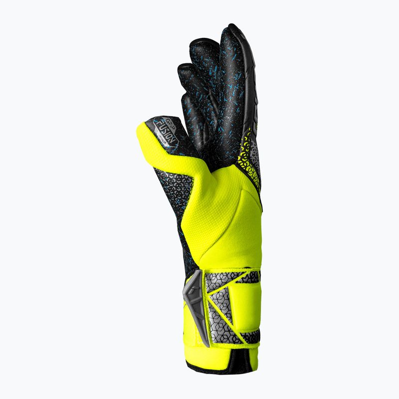 Reusch Attrakt Fusion Guardian biztonsági kapus kesztyű sárga/ezüst/fekete 4