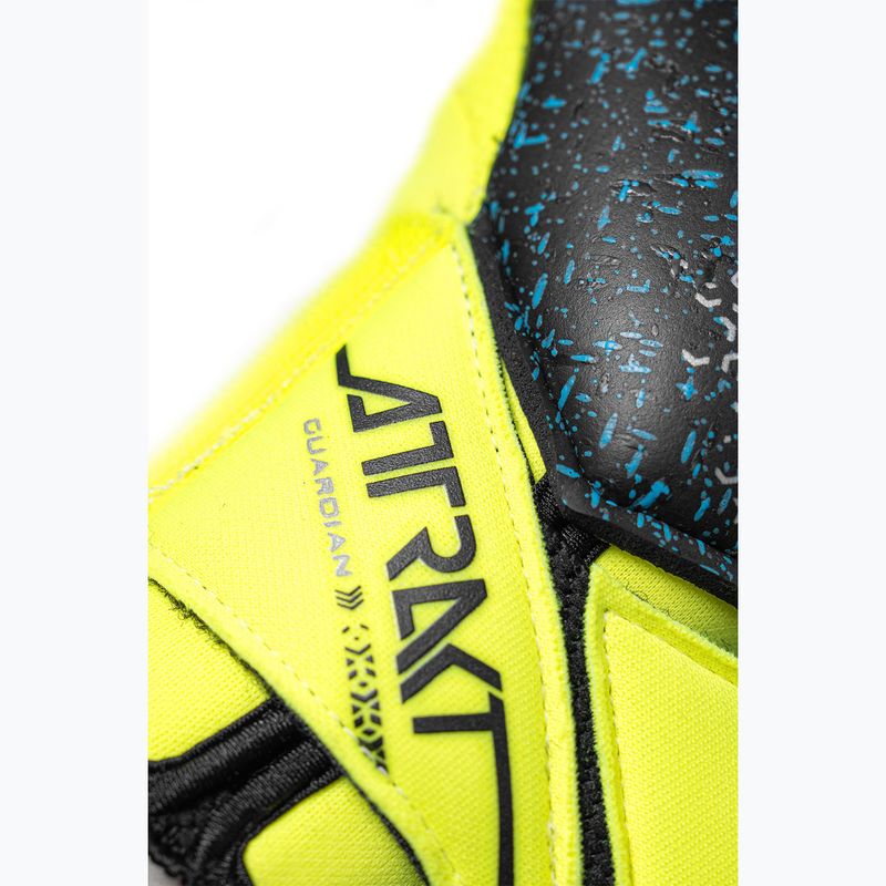Reusch Attrakt Fusion Guardian biztonsági kapus kesztyű sárga/ezüst/fekete 6