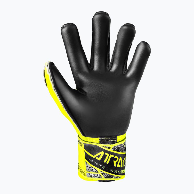 Reusch Attrakt Duo biztonsági kapus kesztyű sárga/ezüst/fekete 3