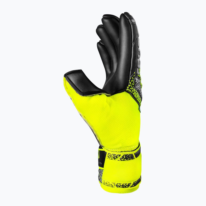 Reusch Attrakt Duo biztonsági kapus kesztyű sárga/ezüst/fekete 4