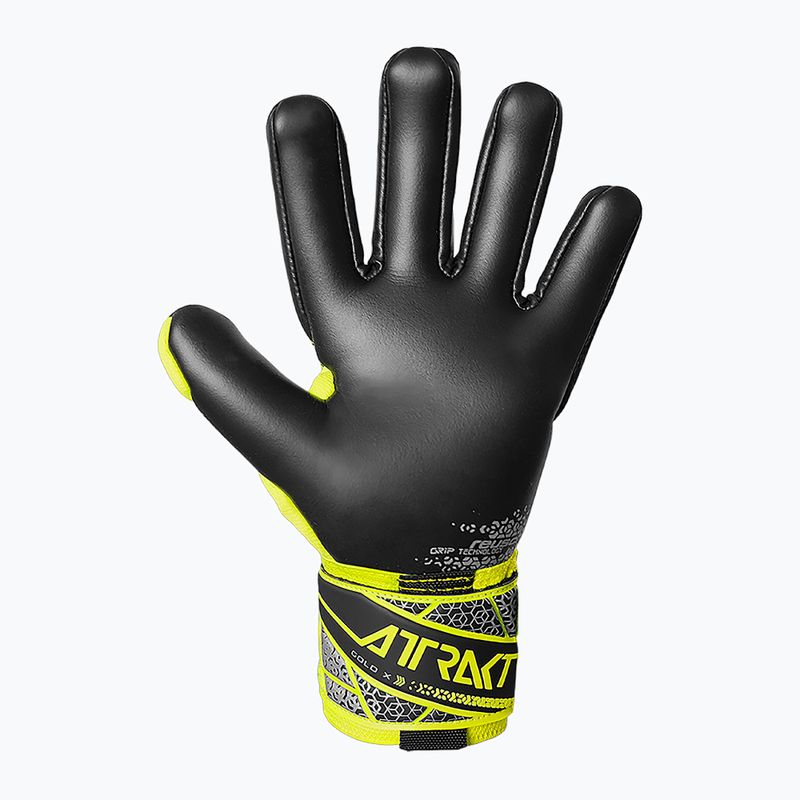 Reusch Attrakt Gold X NC biztonsági kapus kesztyű sárga/ezüst/fekete 3