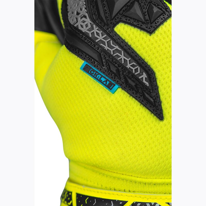 Reusch Attrakt Freegel Silver biztonsági kapus kesztyű sárga/ezüst/fekete 7