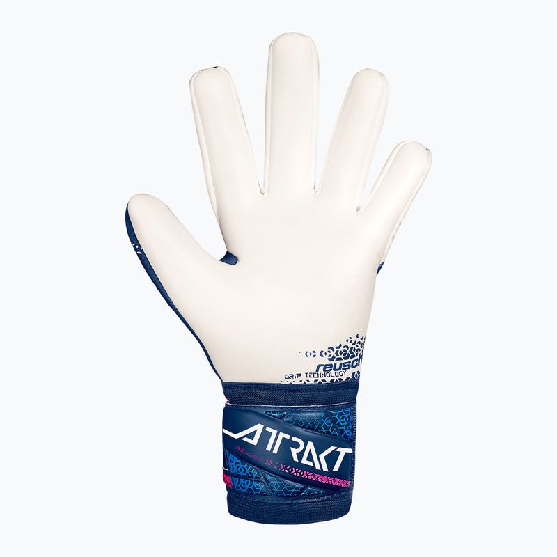 Reusch Attrakt RE:GRIP kék/rózsaszín/fehér kapuskesztyű 3