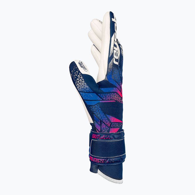 Reusch Attrakt RE:GRIP kék/rózsaszín/fehér kapuskesztyű 4