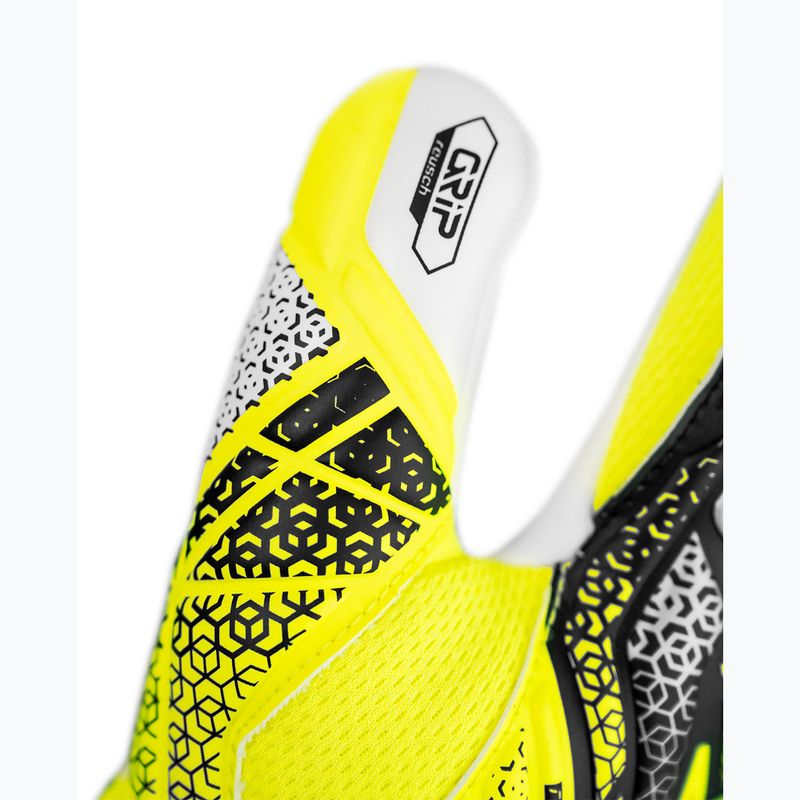 Reusch Attrakt Grip Junior biztonsági sárga/ezüst gyermek kapuskesztyű 6