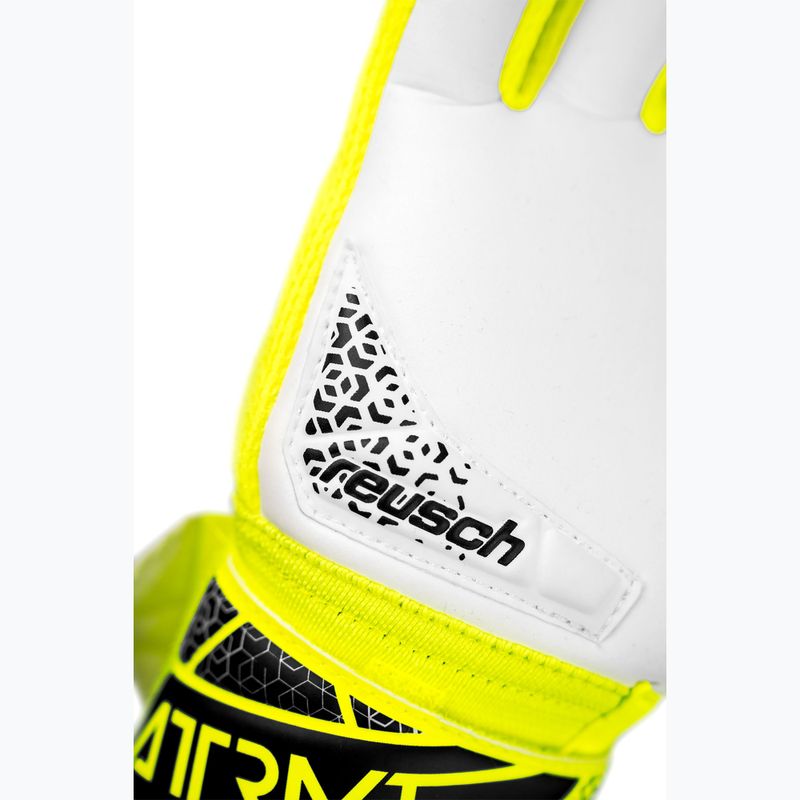 Reusch Attrakt Grip Junior biztonsági sárga/ezüst gyermek kapuskesztyű 7