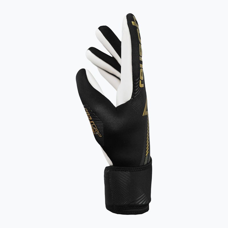Reusch Fastgrip Silver fekete/arany kapuskesztyű 4