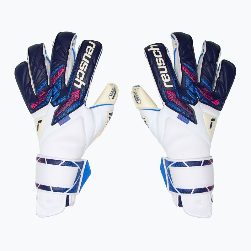 Reusch Attrakt RE:GRIP Evolution kapuskesztyű kék/rózsaszín/fehér 2