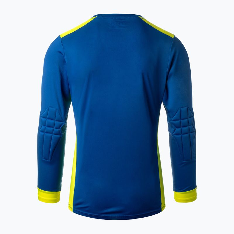 Reusch Match kapus hosszú ujjú bélelt briliáns kék/biztonsági sárga 2