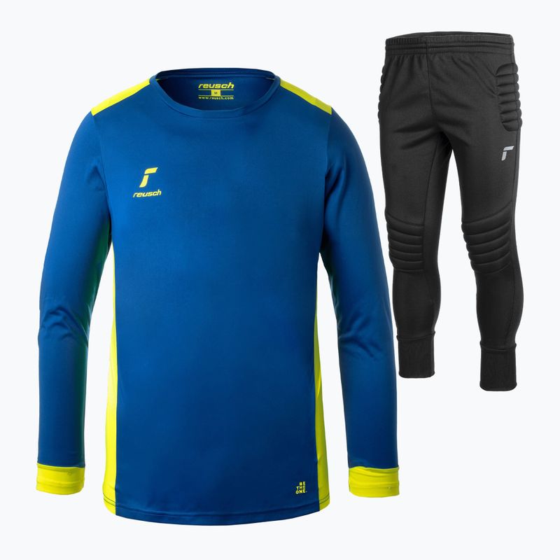 Gyerek kapus szett Reusch Match Set Junior brilliant blue/safety yellow