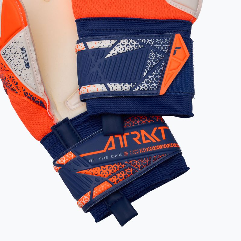 Reusch Attrakt Silver Junior kapuskesztyű sokkoló narancs/energia kék 5