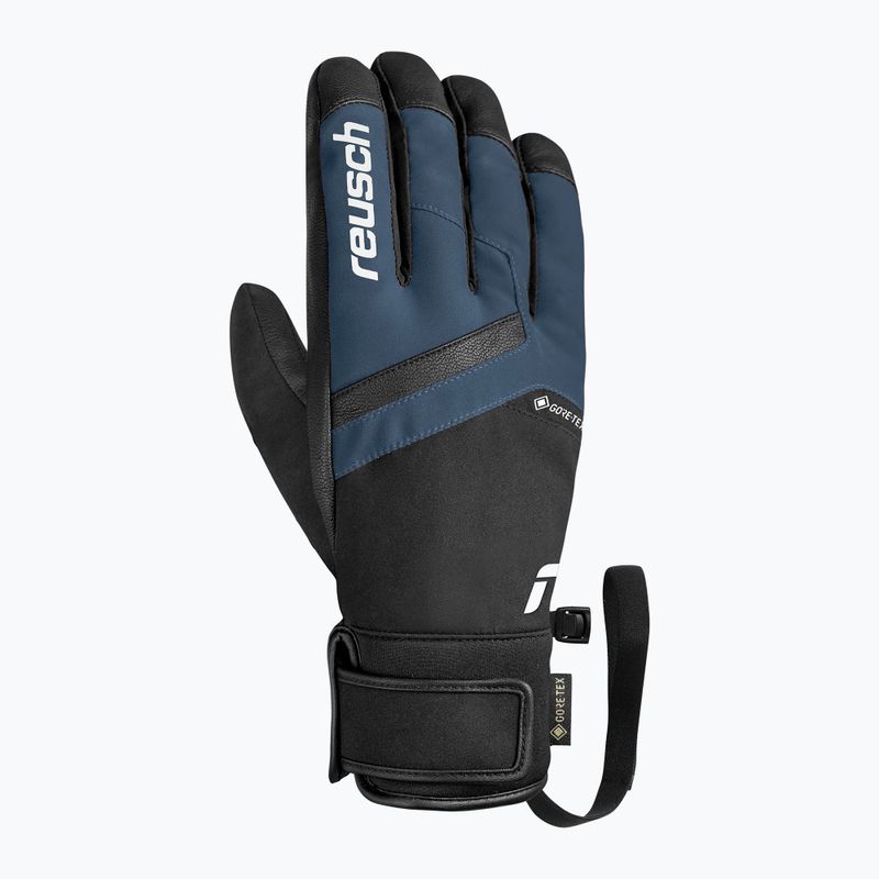 Férfi síkesztyűk Reusch Booster Gore-Tex black/dress blue 3