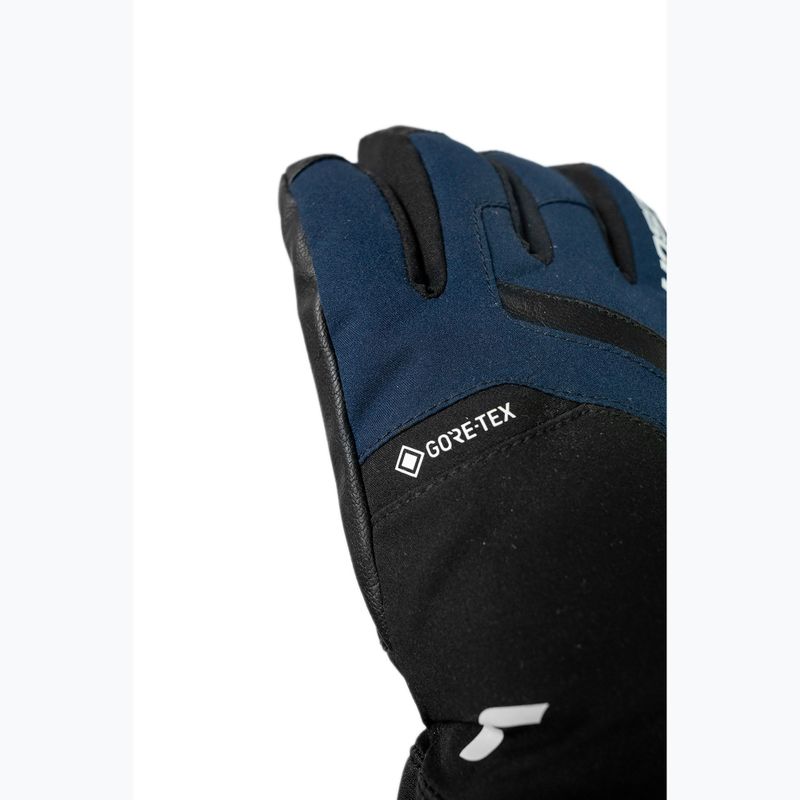 Férfi síkesztyűk Reusch Booster Gore-Tex black/dress blue 6