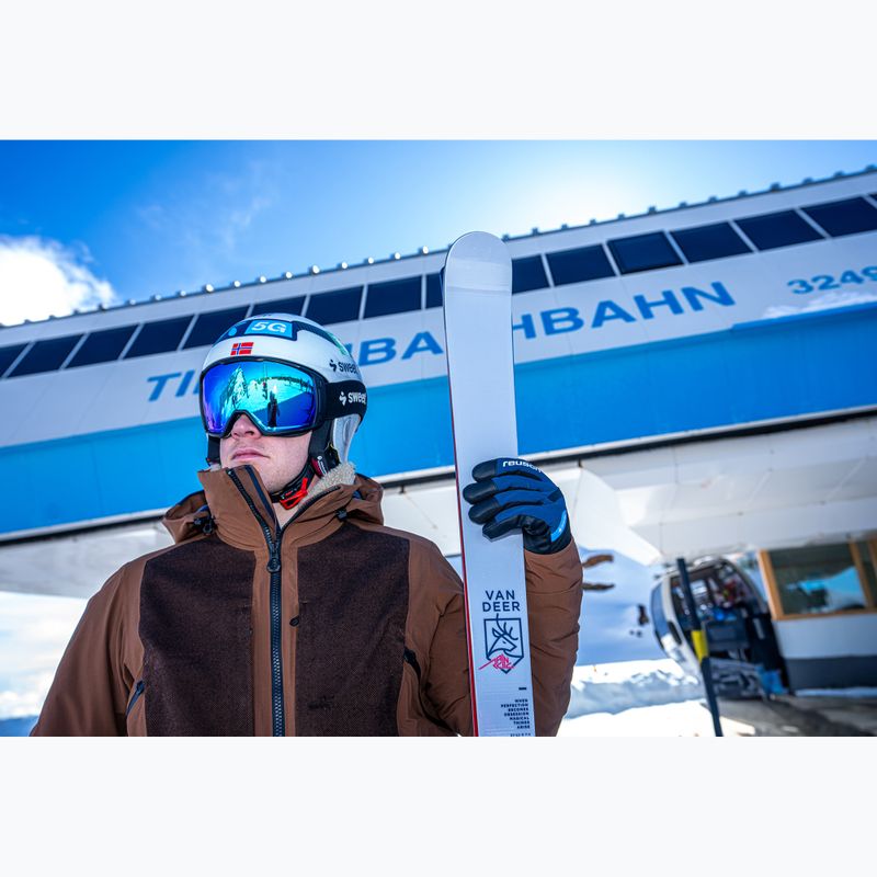 Férfi síkesztyűk Reusch Booster Gore-Tex black/dress blue 11