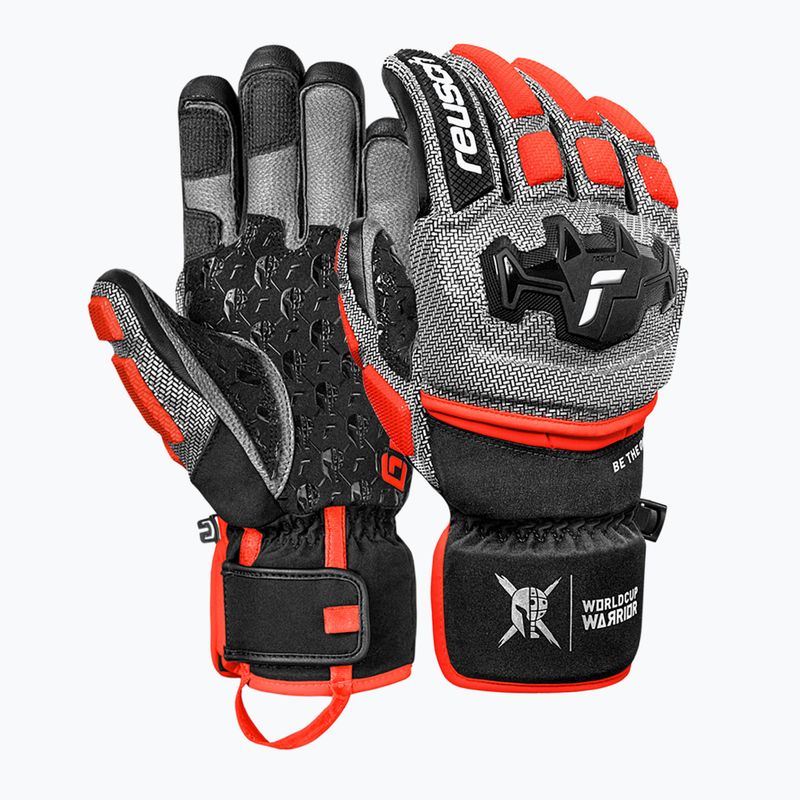 Férfi síkesztyű Reusch Worldcup Warrior GS black/silver/fluorescent red 2