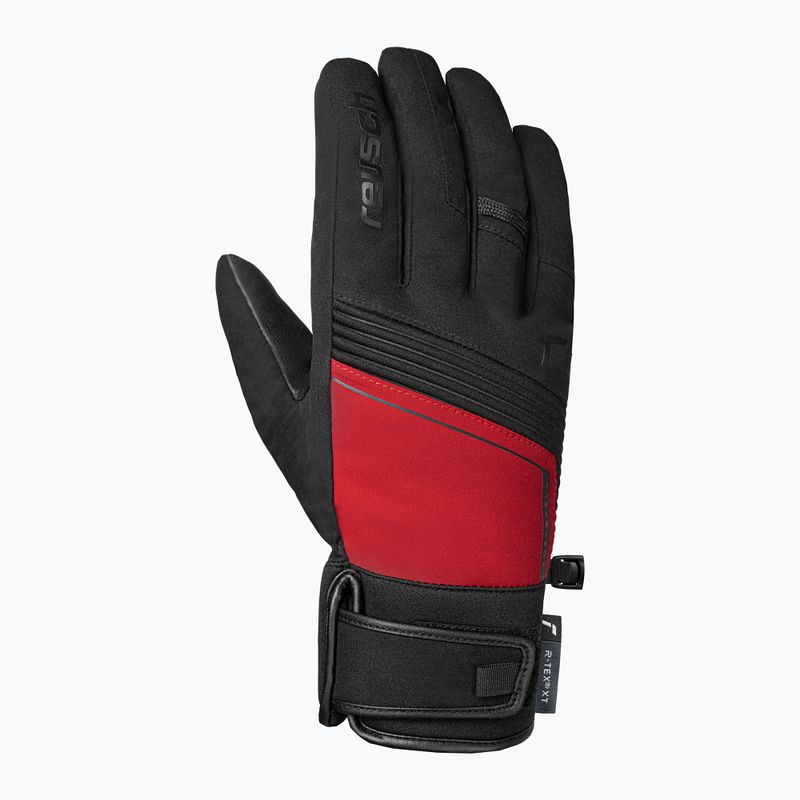 Síkesztyűk Reusch Louis R-Tex XT black/tango red 2
