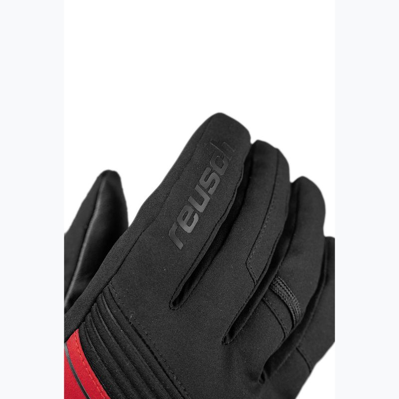 Síkesztyűk Reusch Louis R-Tex XT black/tango red 4